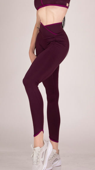 Cross-Over High-Waisted Sculpting Performance Leggings