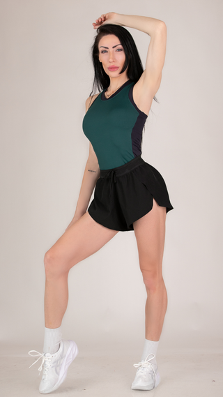 Colorblock Racerback Tank Top