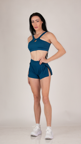 High-Cut Cheeky, Bloomer Lined Running Shorts