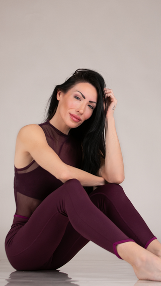 Cross-Over High-Waisted Sculpting Performance Leggings