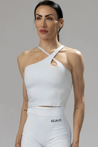 Élan Asymmetric Crop Top